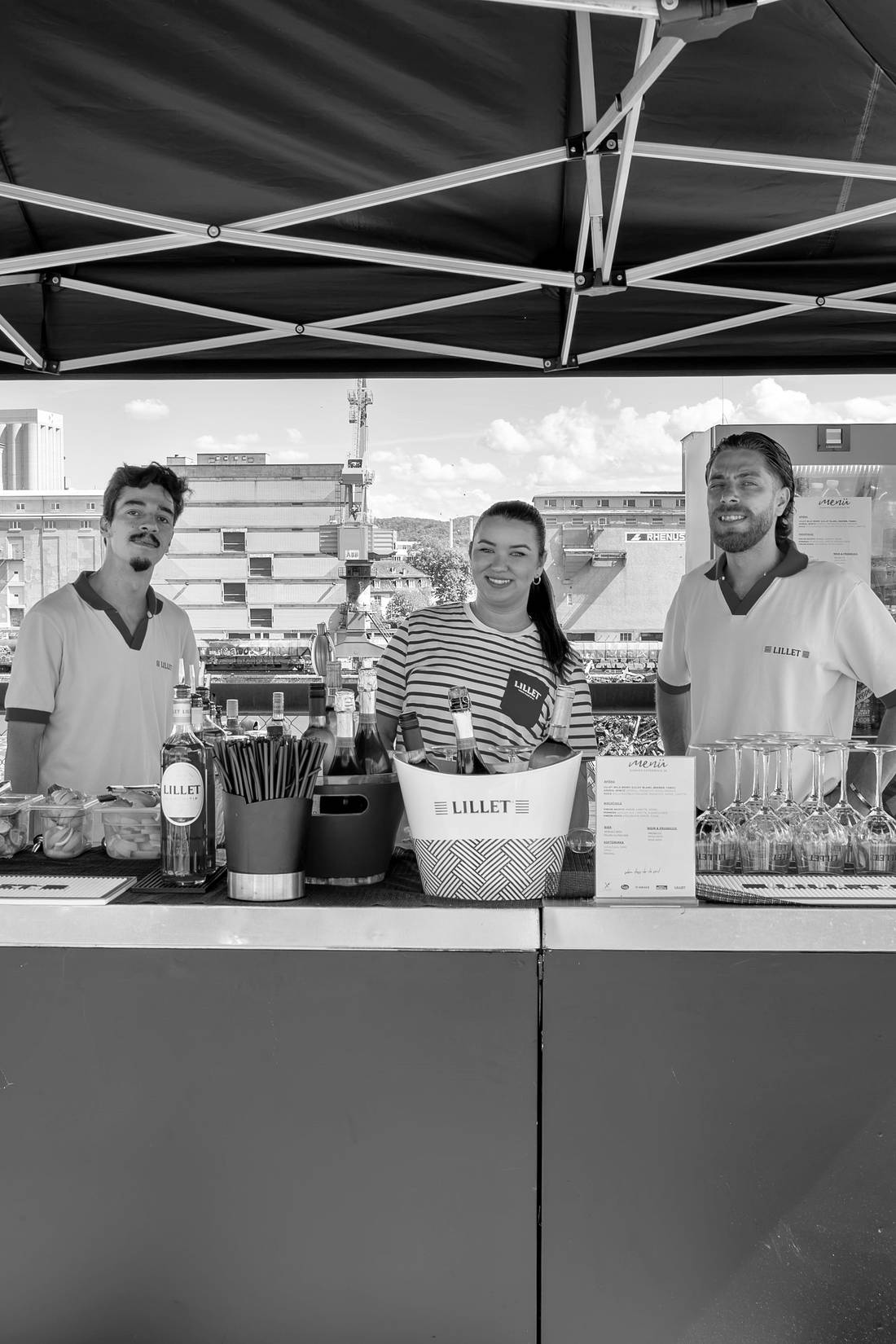 Barteam am Ausschank