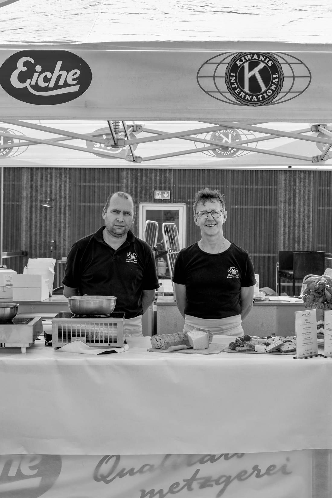 Grillstation des Party-Service