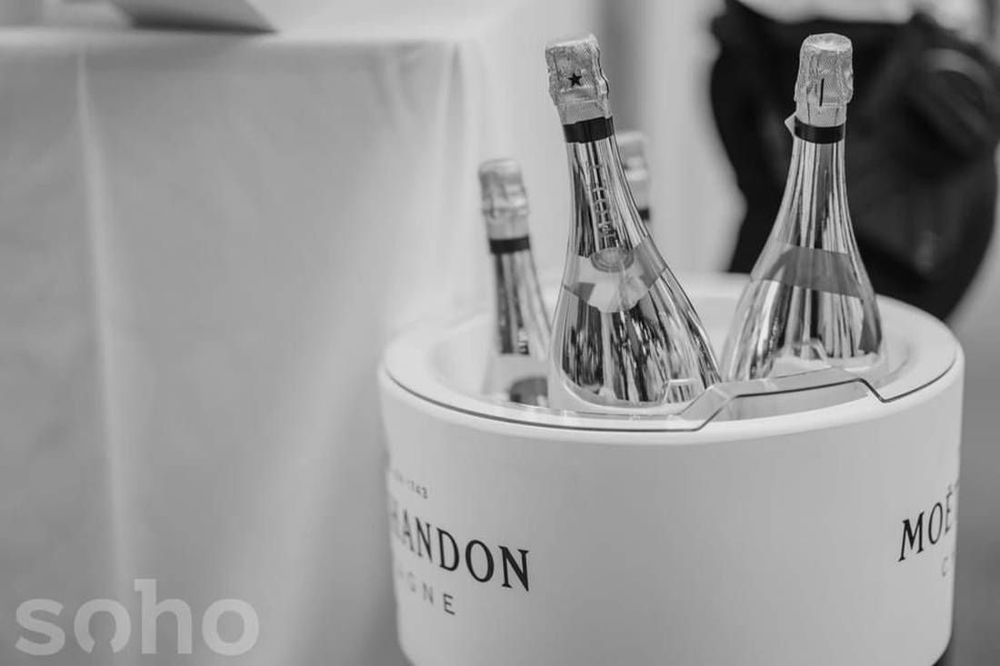 Champagner im Kühler